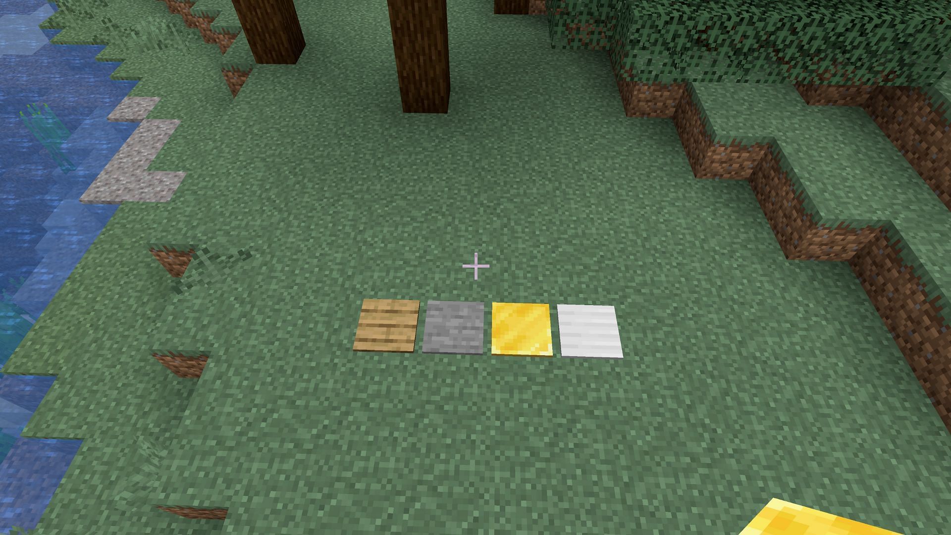 All the pressure plates in Minecraft (Image via Mojang Studios)